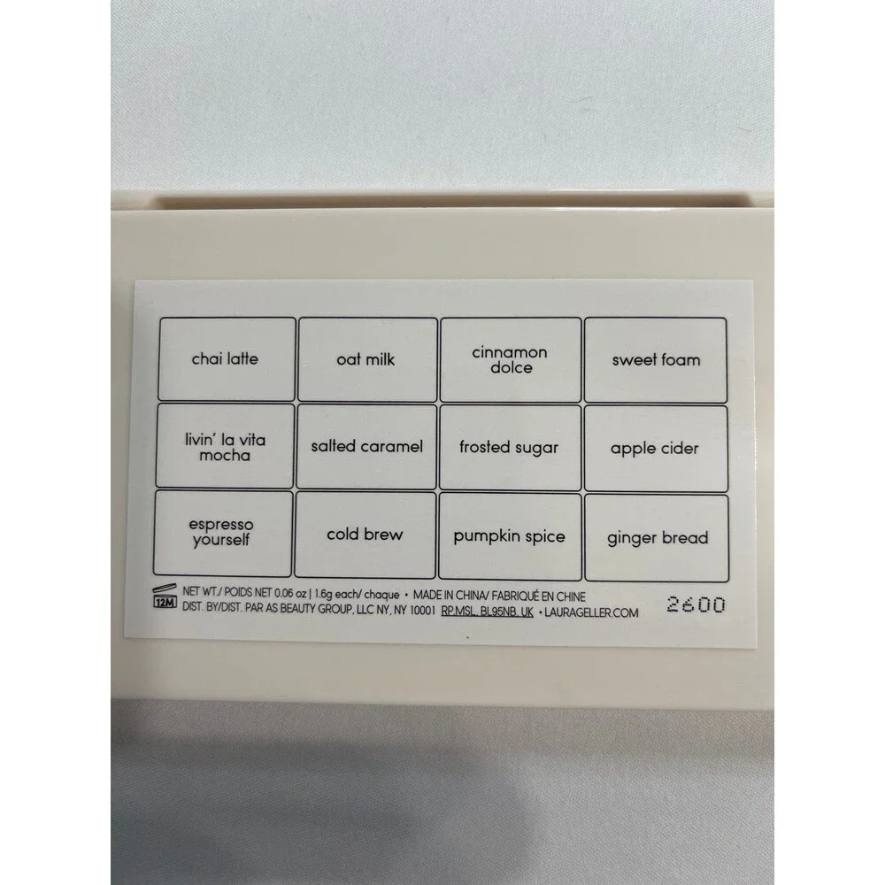 Laura Geller Cinnamon & Spice 12 Well Eye Shadow Palette New In Box